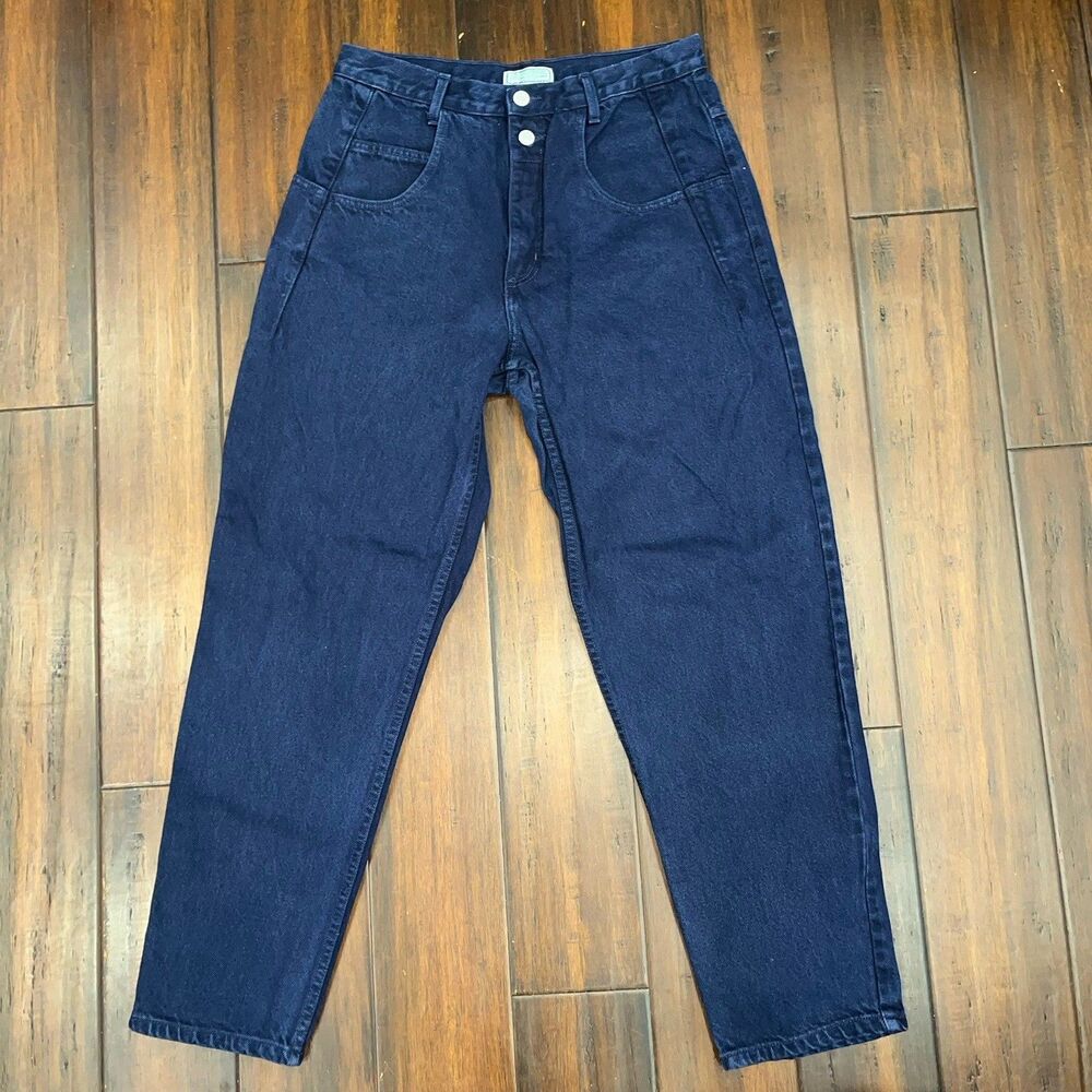 Vintage 80s Y2K Georges Marciano Guess Mom Jeans Tapered Leg High Rise Sz 31 USA